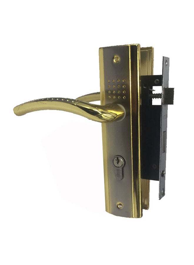 Iron aluminum door handle set silver/gold 58mm Multicolour 58mm - Image 3