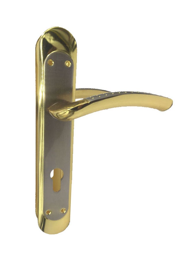 Iron aluminum door handle set silver/gold 58mm Multicolour - Image 1