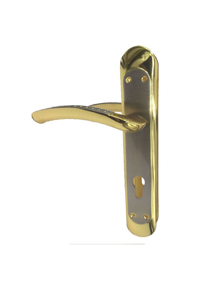 Iron aluminum door handle set silver/gold 58mm Multicolour - Image 3
