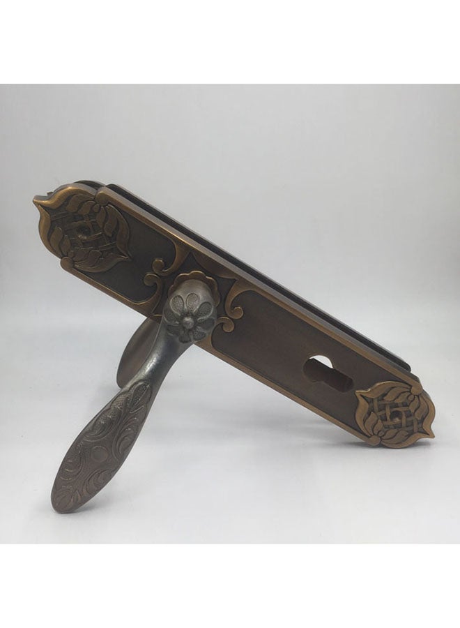Zinc iron door handle brown/gold 58mm/85mm Multicolour 58/85mm  - Image 2