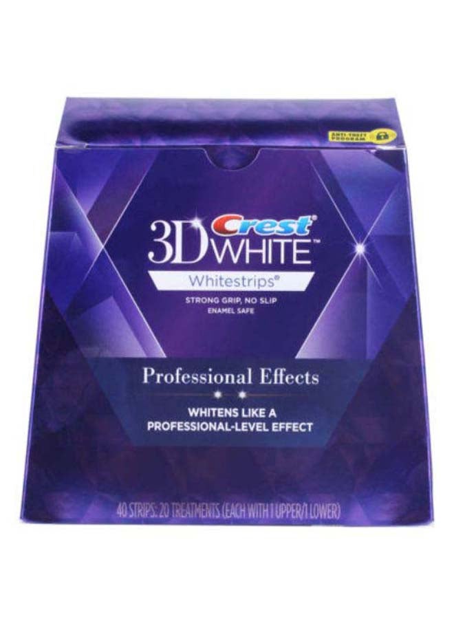 Crest - 40-Piece 3D WhiteStrips Dental Whitening Kit - Image 1