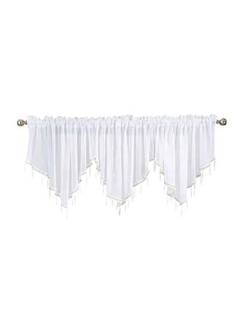 Triangular Valance White