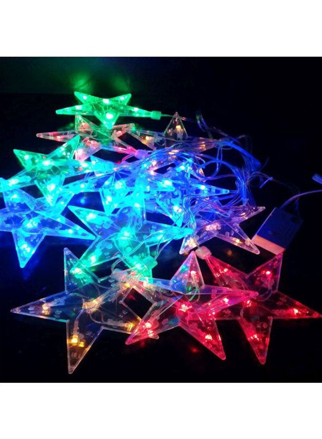 جلو لايف شريط إضاءة LED على شكل نجوم من 12 قطعة متعدد الألوان