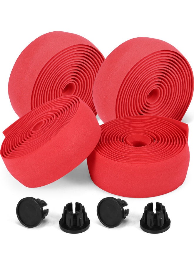 Generic 4-Piece Of Bicycle Handlebar Tapes Soft Road Bike Handlebar Band 27*4*21cm - Image 1