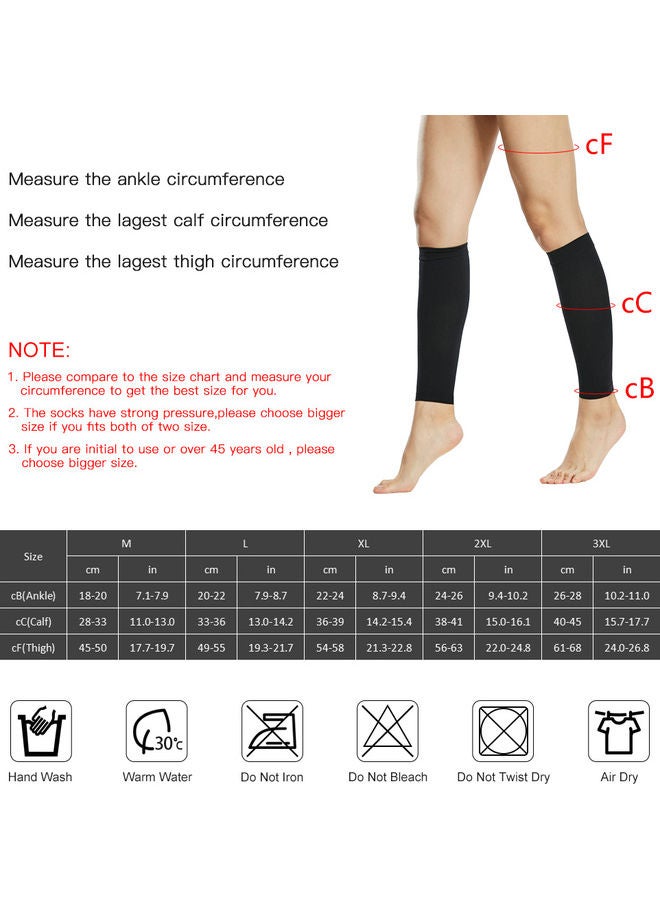 Generic Pair Of Compression Socks Sleeves  - Image 4
