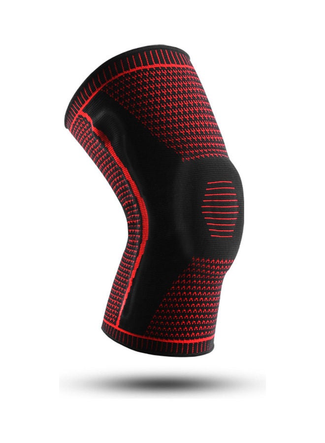 Generic 1pcs Knee Support Men Women Knee Brace with Side Stabilizers Silicone Pad Sports Knee Sleeves for Weightlifting Powerlifting Running XL 33*2*20cm  - Image 2