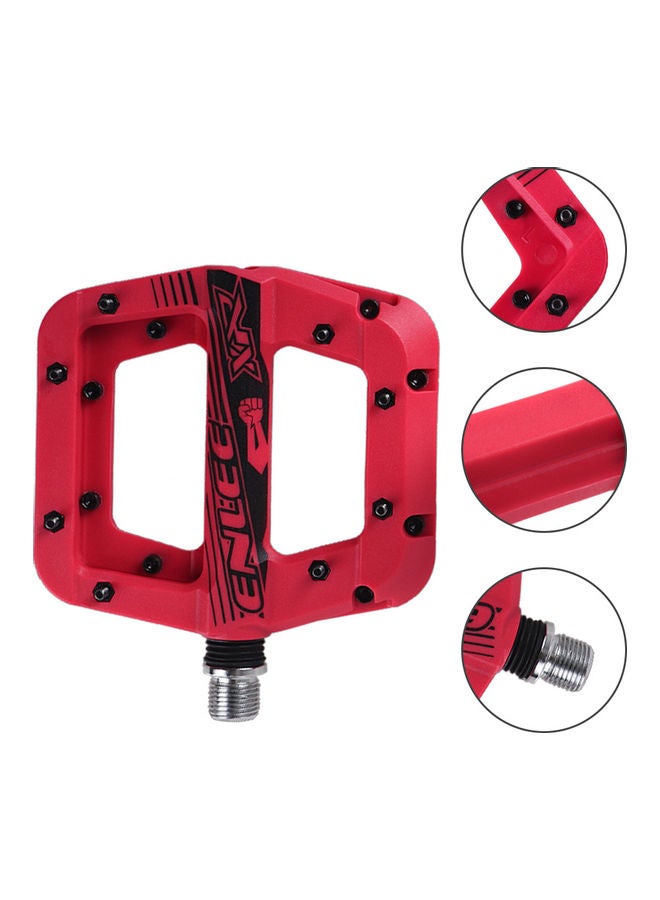 Generic Mountain Bike Pedals Bicycle Pedals Non-Slip Lightweight Nylon Fiber Bicycle   Platform Pedals for MTB 9/16 inches 13*2*11cm  - Image 5
