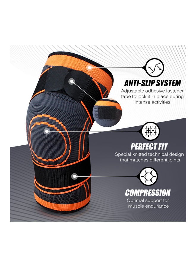 Generic Knee Brace Compression Knee Support Joint Protection for Running Cycling Basketball L 20*1*12cm  - Image 2
