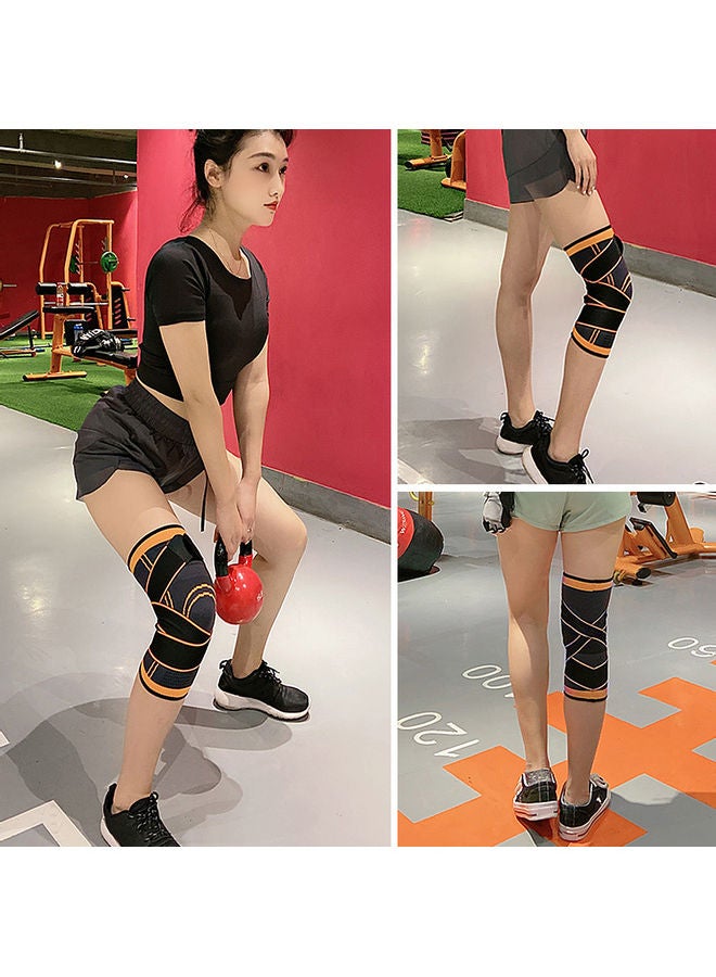 Generic Knee Brace Compression Knee Support Joint Protection for Running Cycling Basketball L 20*1*12cm  - Image 5