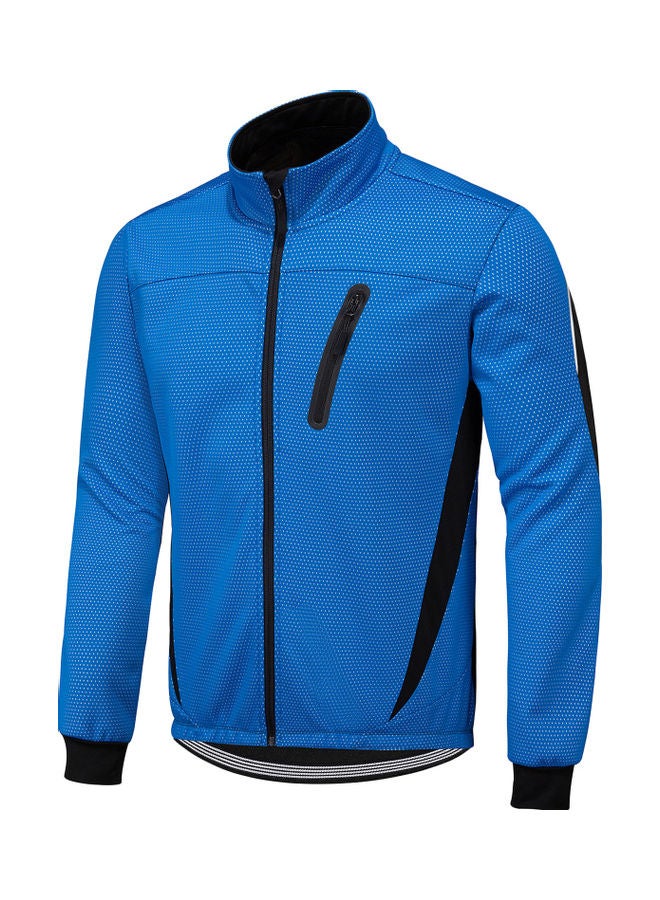 Generic Waterproof Thermal Fleece Cycling Jacket XL 