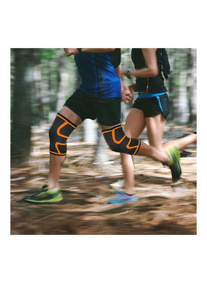 Generic Anti-fall Thin Kneepad Knee Protector for Fitness Running Cycling Mountaineering Elastic Knee Pads Compression Knee Support L 32*3*18cm  - Image 5