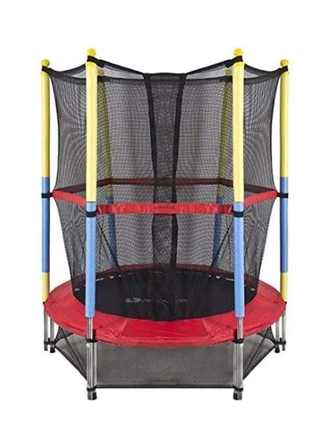 Cool Baby - Children's Trampoline, 55-inch Mini Trampoline With Purse Seine and Safety Mat, Heavy Frame Round Trampoline 70 x 35 x 35cm - Image 1