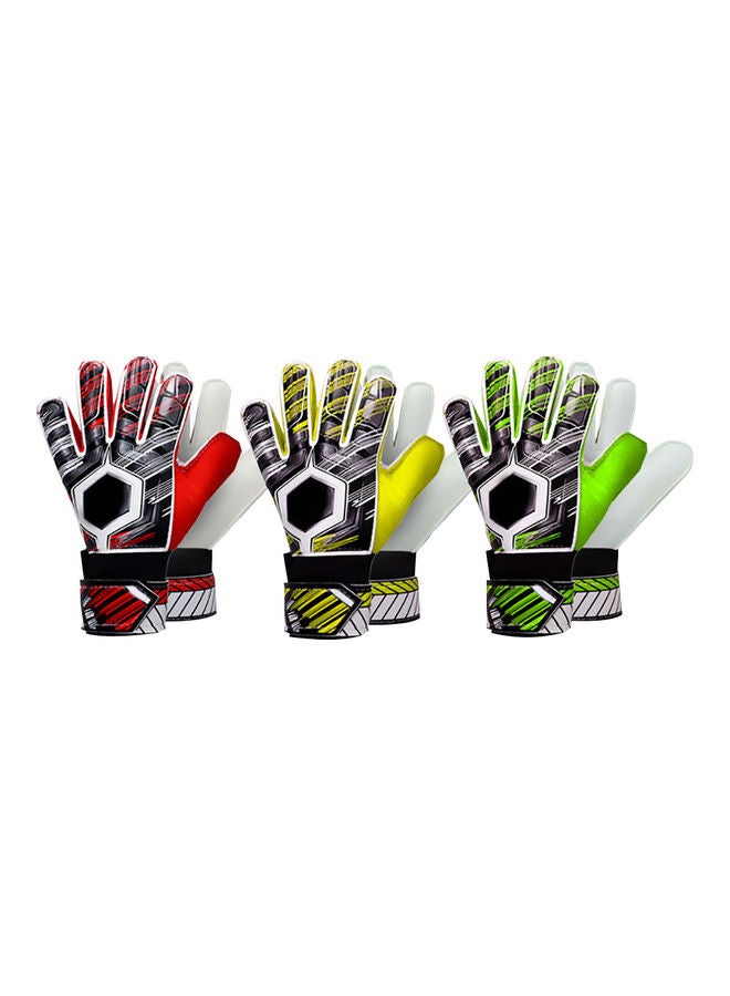 Generic Adult Kids Football Soccer Goalkeeper Goalie Full Finger Hand Protection Gloves 20*10*20cm - Image 4