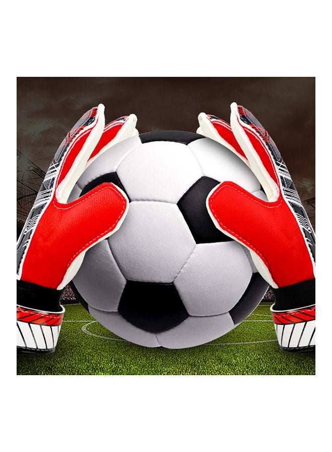 Generic Adult Kids Football Soccer Goalkeeper Goalie Full Finger Hand Protection Gloves 20*10*20cm - Image 3