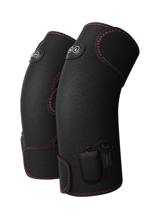 Portable Massaging Heated Knee Wrap Brace Heating Infrared Pad Strap Knee Compression Brace with UK/US/EU Adapter 30*2*20cm - Image 2