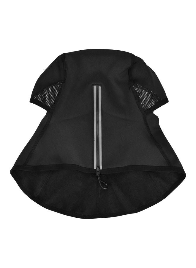 Generic Windproof Winter Balaclava with Reflective Zipper Women Men Water Resistant Thermal Fleece Full Face Cover for Skiing Snowboarding Motorcycling Riding Cycling 25*4*21cm  - Image 3