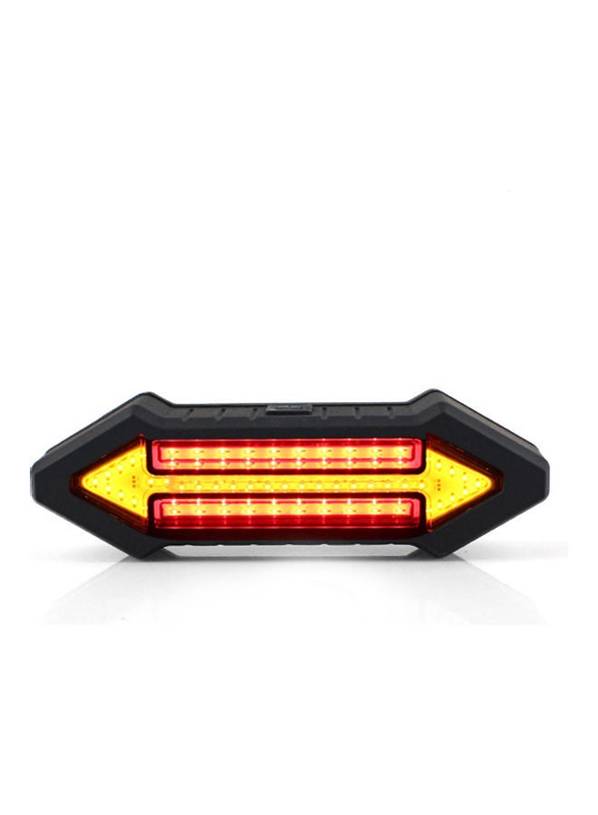 مجموعة مصابيح LED ذكية متعددة الوظائف وقابلة لإعادة الشحن ومزودة بمنفذ USB ومناسبة للاستخدام في الأماكن الخارجية وأثناء ركوب الدراجات في الليل ومزودة بجهاز تحكم عن بعد 30*5*10سم - Image 1