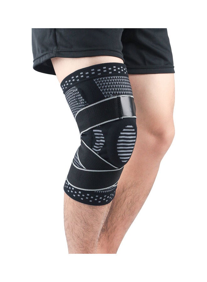 Generic Pair of Knee Braces Support Protector Knee Pad Compression Sleeve Non-Slip for Men Women Hiking Soccer Basketball XL XL  - Image 1