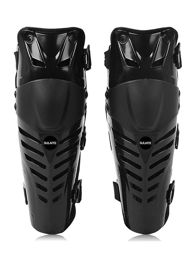 Generic 1 Pair Motorcycle Knee Pad Motor Racing Knee Protector Knee Guards Knee Cap Guard Braces 40*6*15cm  - Image 1
