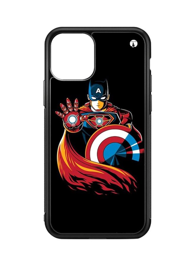 BP Protective Case Cover For Apple iPhone 11 A Superhero (Black Bumper)