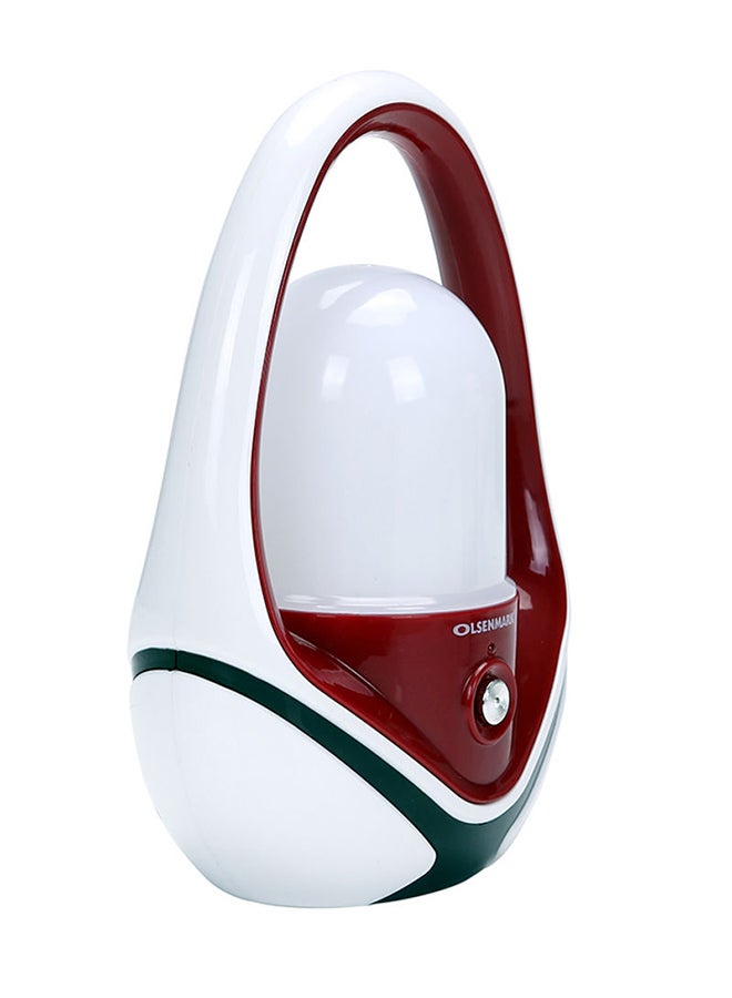 أولسنمارك Rechargeable LED Emergency light Lantern Red/White  - Image 3