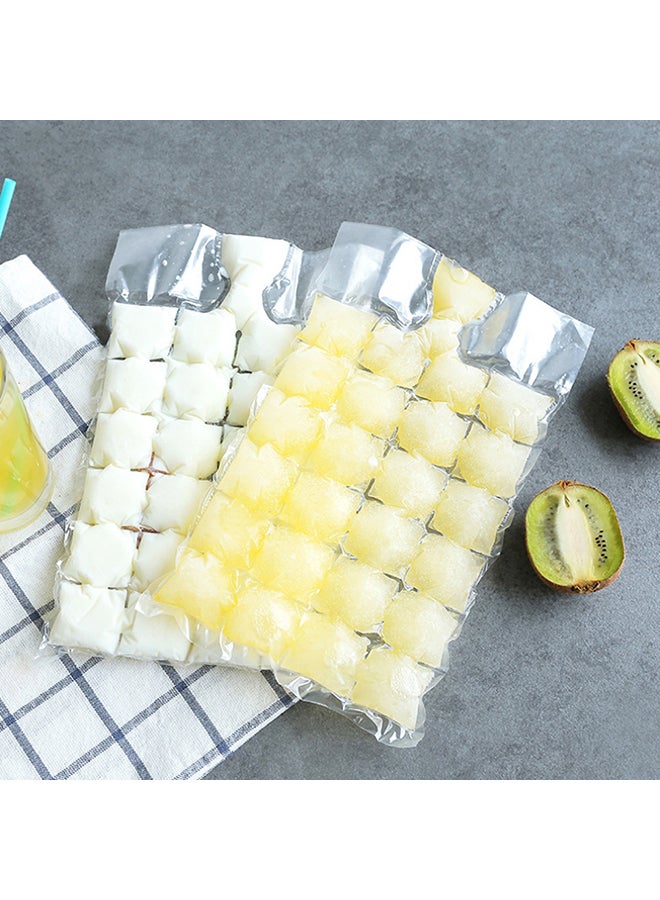 10-Piece Disposable Ice Cube Bag White 30x19x24cm  - Image 4