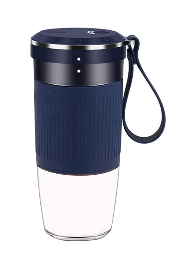 Portable USB Juicer Mixer Blue/Clear 21.5*11.5*11.5cm  - Image 1