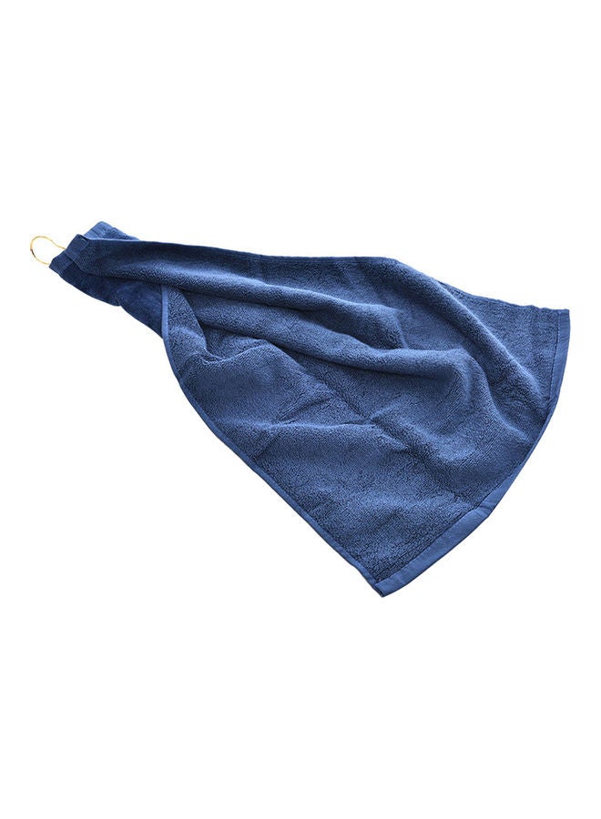 Generic 40x60cm Golf Club Ball Sports Water Absorption Tri-Fold Cotton Towel with Clip 20*10*20cm - Image 1