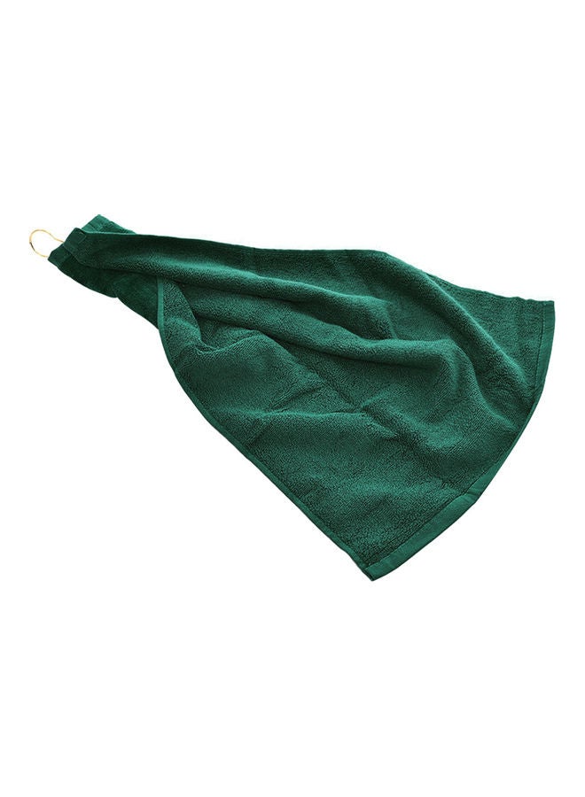 Generic 40x60cm Golf Club Ball Sports Water Absorption Tri-Fold Cotton Towel with Clip 20*10*20cm - Image 1