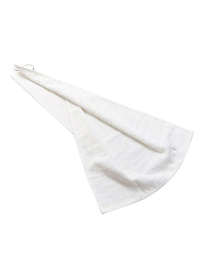 Generic 40x60cm Golf Club Ball Sports Water Absorption Tri-Fold Cotton Towel with Clip 20*10*20cm - Image 1