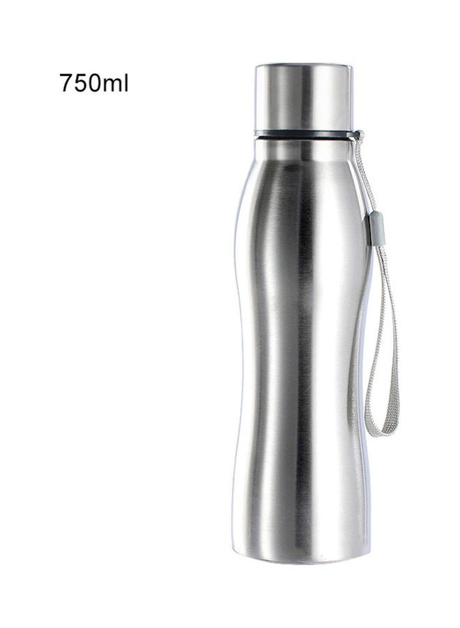 Generic 750ml Portable Single Wall Stainless Steel Water Bottle Outdoor Sports Drink Cup 20*10*20cm  - Image 1