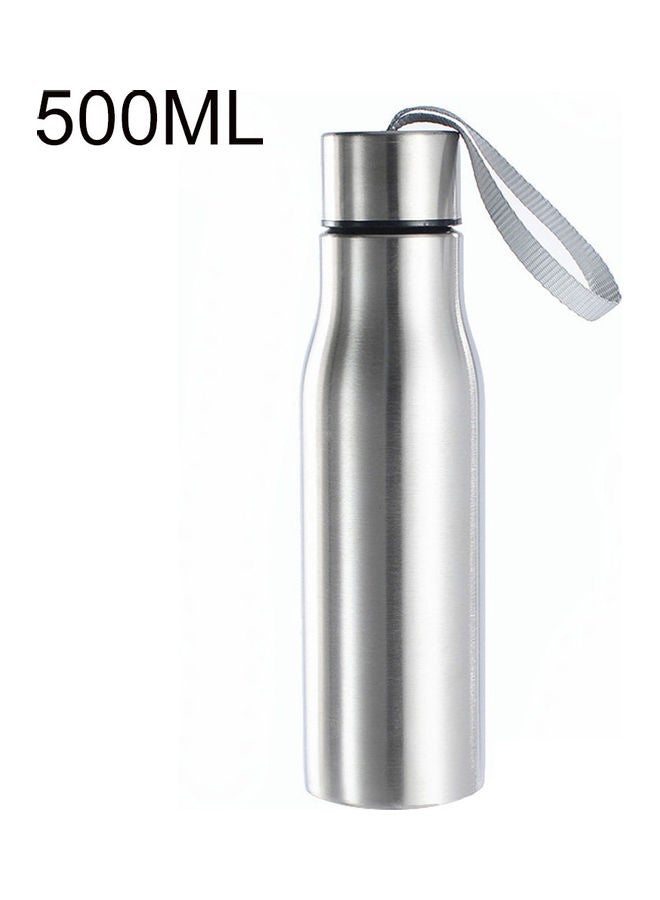 Generic - 500/750ml Portable Stainless Steel Water Cup Beer Drink Bottle with Tote Rope 20*10*20cm - Image 1