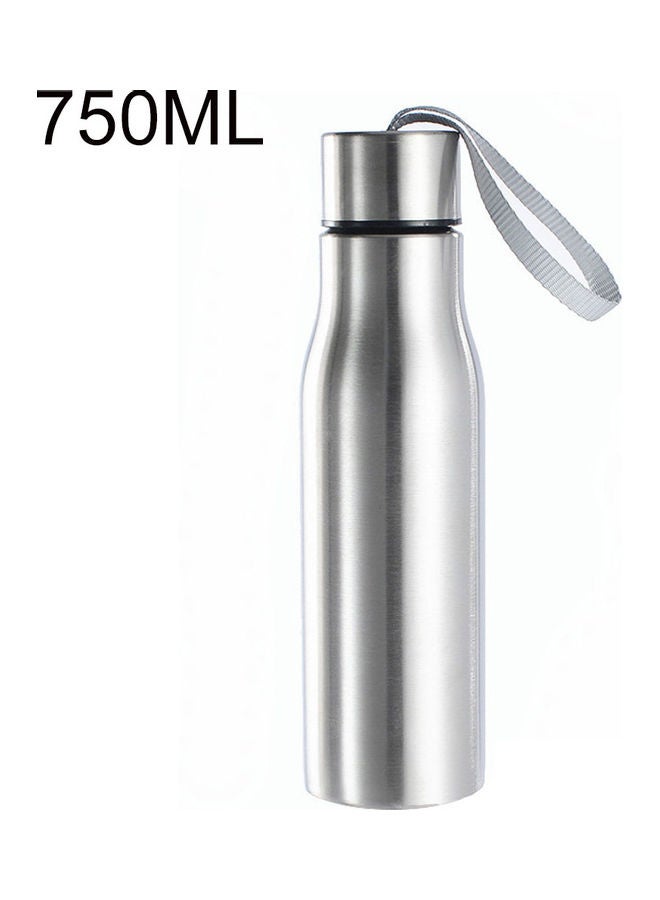 Generic 500/750ml Portable Stainless Steel Water Cup Beer Drink Bottle with Tote Rope 20*10*20cm  - Image 1