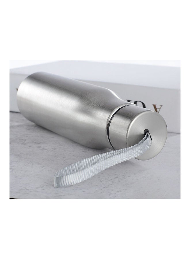 Generic - 500/750ml Portable Stainless Steel Water Cup Beer Drink Bottle with Tote Rope 20*10*20cm - Image 1