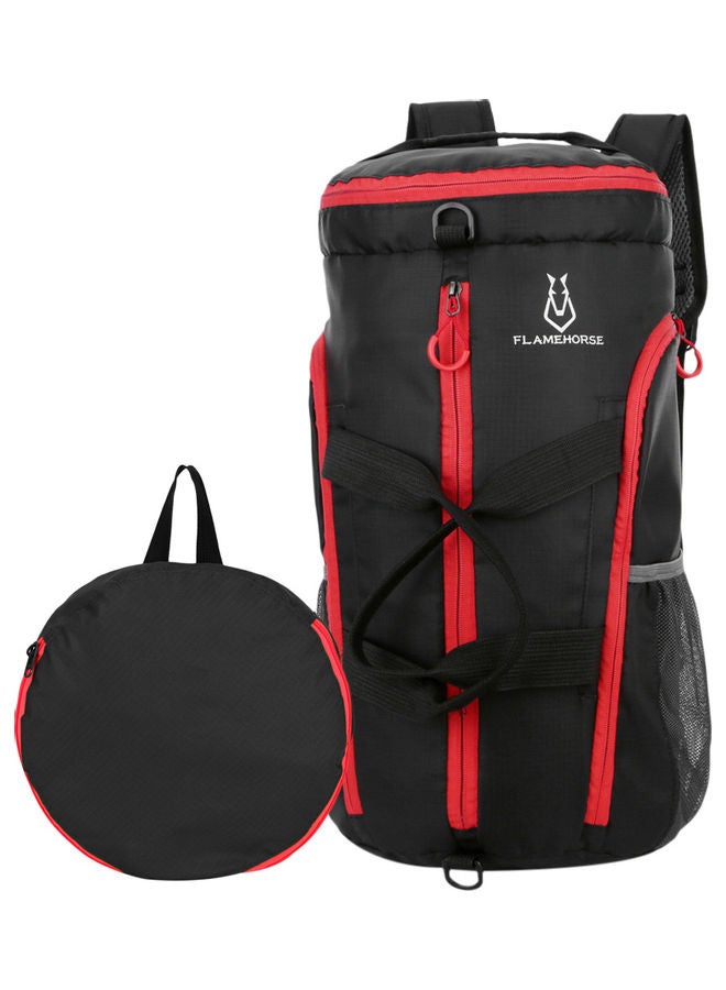 Generic Lightweight Packable Gym Sports Duffel Bag Outdoor Camping Hiking Travel Foldable Backpack Shoulder Bag Handbag 26*3*26cm  - Image 1
