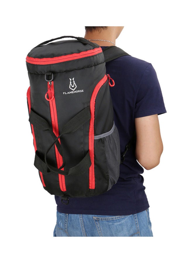 Generic Lightweight Packable Gym Sports Duffel Bag Outdoor Camping Hiking Travel Foldable Backpack Shoulder Bag Handbag 26*3*26cm  - Image 3