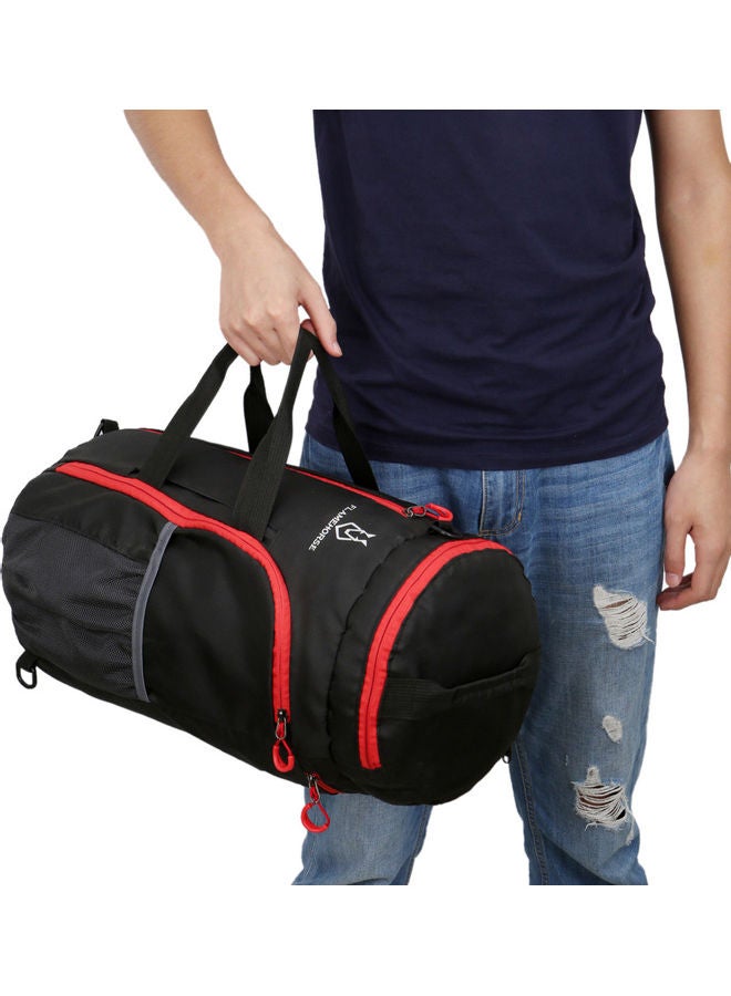 Generic Lightweight Packable Gym Sports Duffel Bag Outdoor Camping Hiking Travel Foldable Backpack Shoulder Bag Handbag 26*3*26cm  - Image 4