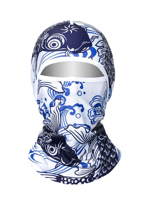 Cycling Helmet Liner Neck Gaiter Breathable Sunproof Balaclava Print Stretchy Running Cycling Beanie Cap With Face Cover 10 x 4 x 8cm