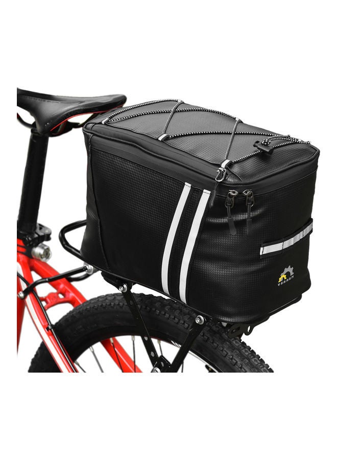 Generic Water Resistant Bike Rack Bag with Thermal Insulation Compartment Bicycle Bag Bike Trunk Bag 32 x 5 x 20cm  - Image 1