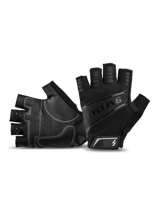 Generic Half Finger Cycling Gloves Outdoor Sports Bike Bicycle Motorcycle Riding Biking Gloves Working Gloves L 16*2*12cm  - Image 1
