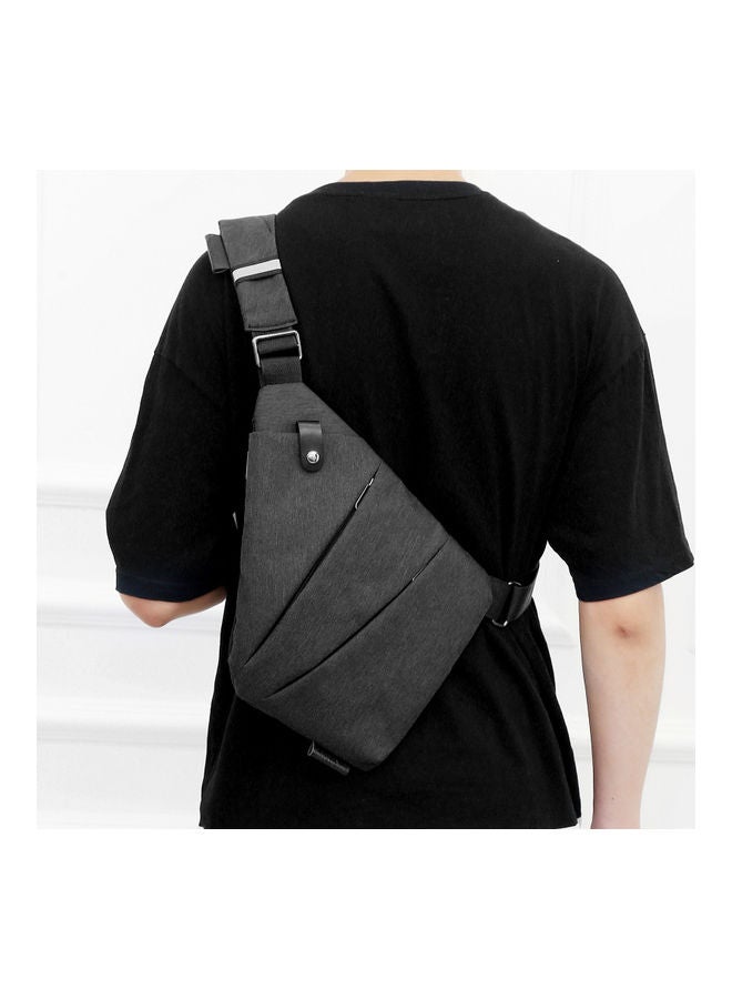 Generic Sling Pack Slim Crossbody Backpack Lightweight Casual Chest Bag for Outdoor Sport Travel Hiking 30*3*25cm  - Image 2
