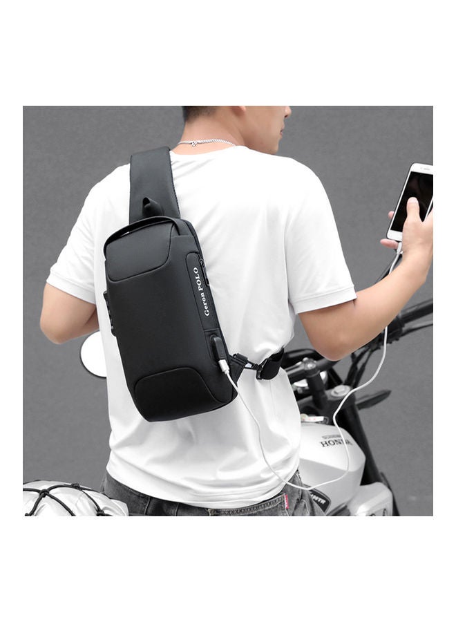 Generic - New Style Chest Bag Shoulder Bag Sports Waist Bag Multi-function Messenger Bag for Men 33*5*17cm - Image 1