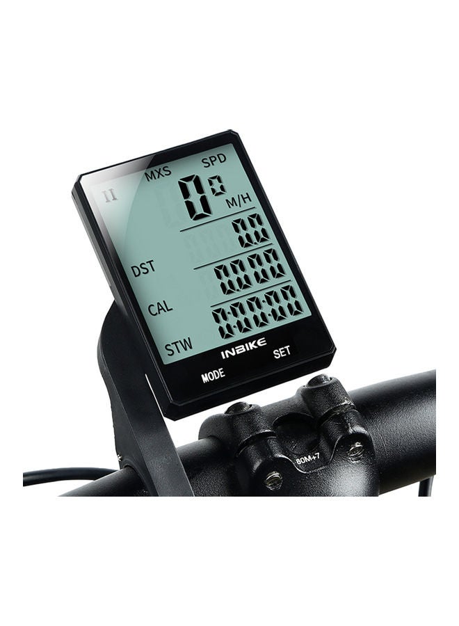 INBIKE 2.8 inch Bike Wireless Computer Multifunction Rainproof Riding Bicycle Odometer Cycling Speedometer Stopwatch Backlight Display 10.5*6*7.5cm