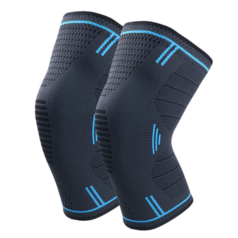 Generic - Protective Knee Pads Anti-slip Knee Brace Compression Knee Support Joint Protection for Sports L L - Image 1