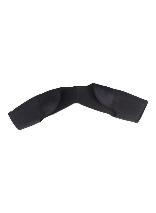 Generic - SX641 Black Sports Double Shoulder Brace Support Strap Wrap Belt Band Pad - Image 1