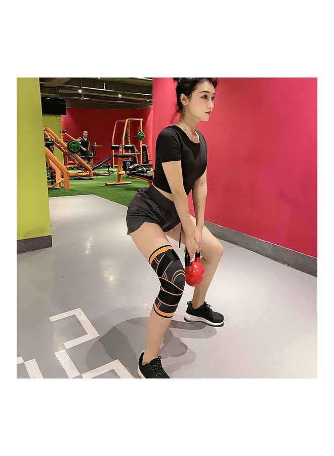 Generic Knee Brace Compression Knee Support Joint Protection for Running Cycling Basketball M 20*1*12cm  - Image 5
