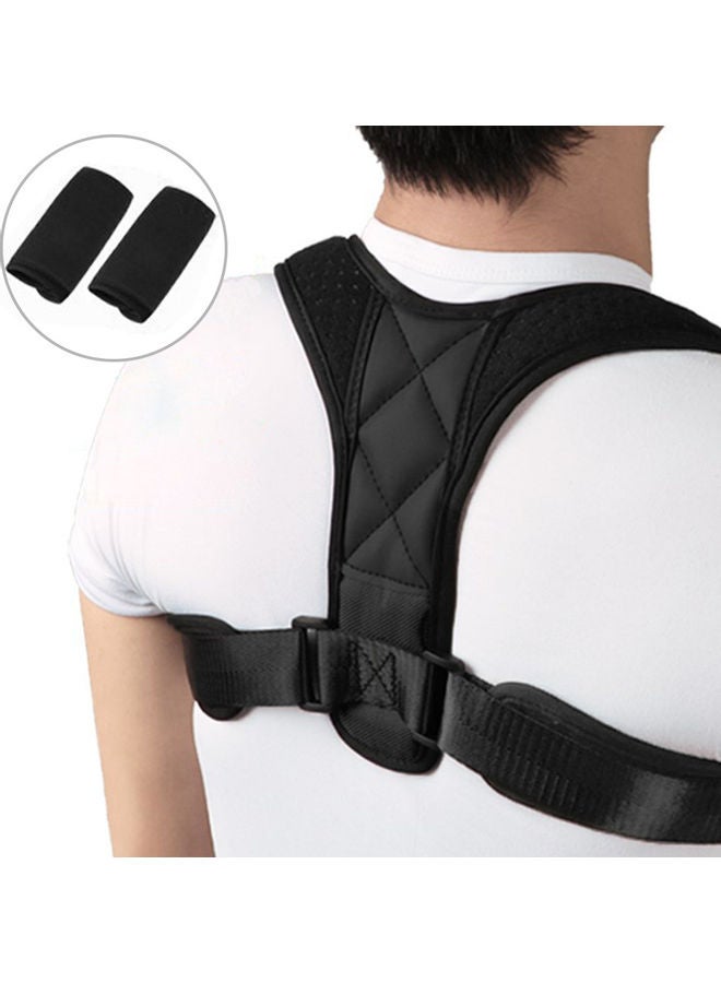 Generic Posture Corrector with Shoulder Pads Men Women Adjustable Back Trainer Shoulder Straps Back Brace Support 25*6*17cm  - Image 4