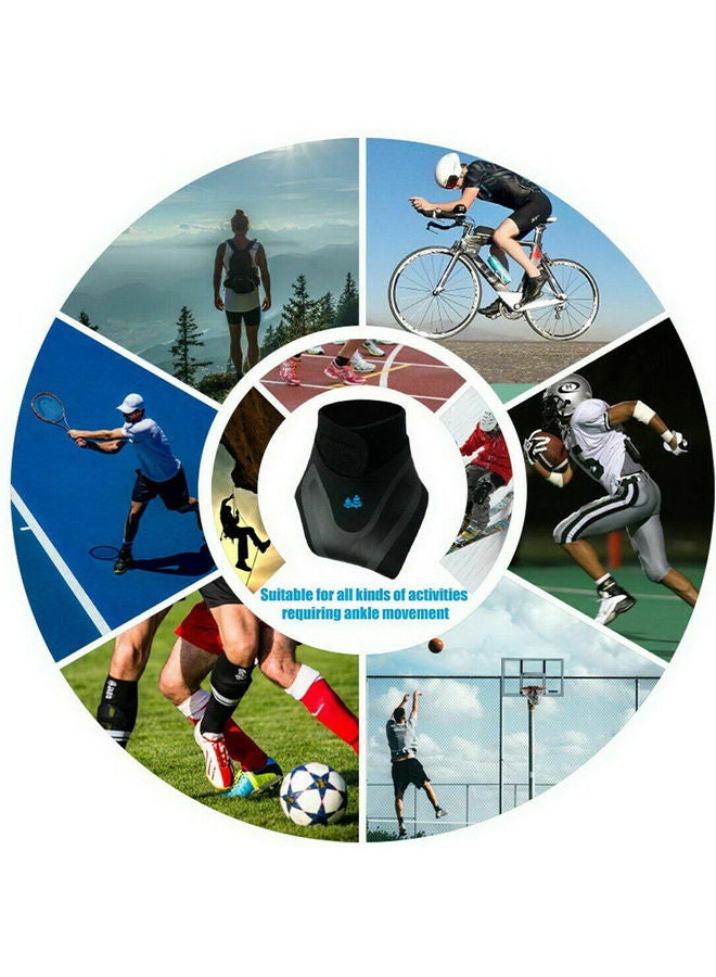 Generic Adjustable Sports Elastic Ankle Brace Support Basketball Protector Foot Wrap 15*2*10cm  - Image 3
