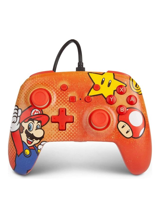 باور أيه ذراع تحكم سلكية متطورة بطبعة شخصية ماريو الكلاسيكية - Image 1