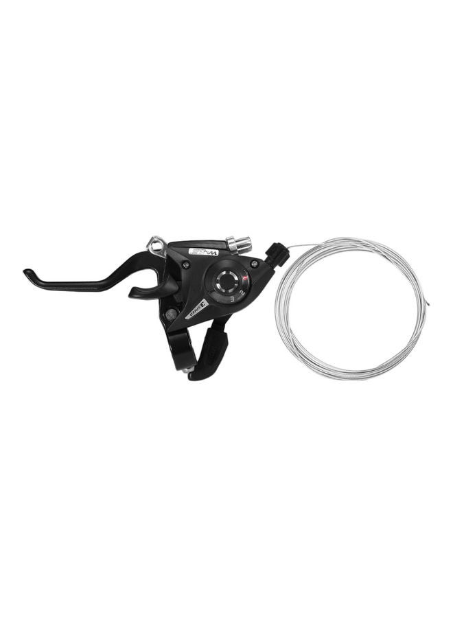 Generic - 2pcs Bicycle Speed Shifter Brake Shifter with Shift Cable 24 Speed MTB Mountain Bike Shifter Set Bike Brake Levers Cycling Handlebar Short Brake Clutch Lever 24*3*17.2cm - Image 1